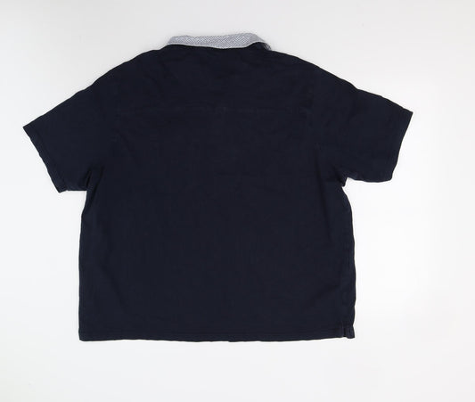 W&B Mens Blue    Polo Size XL