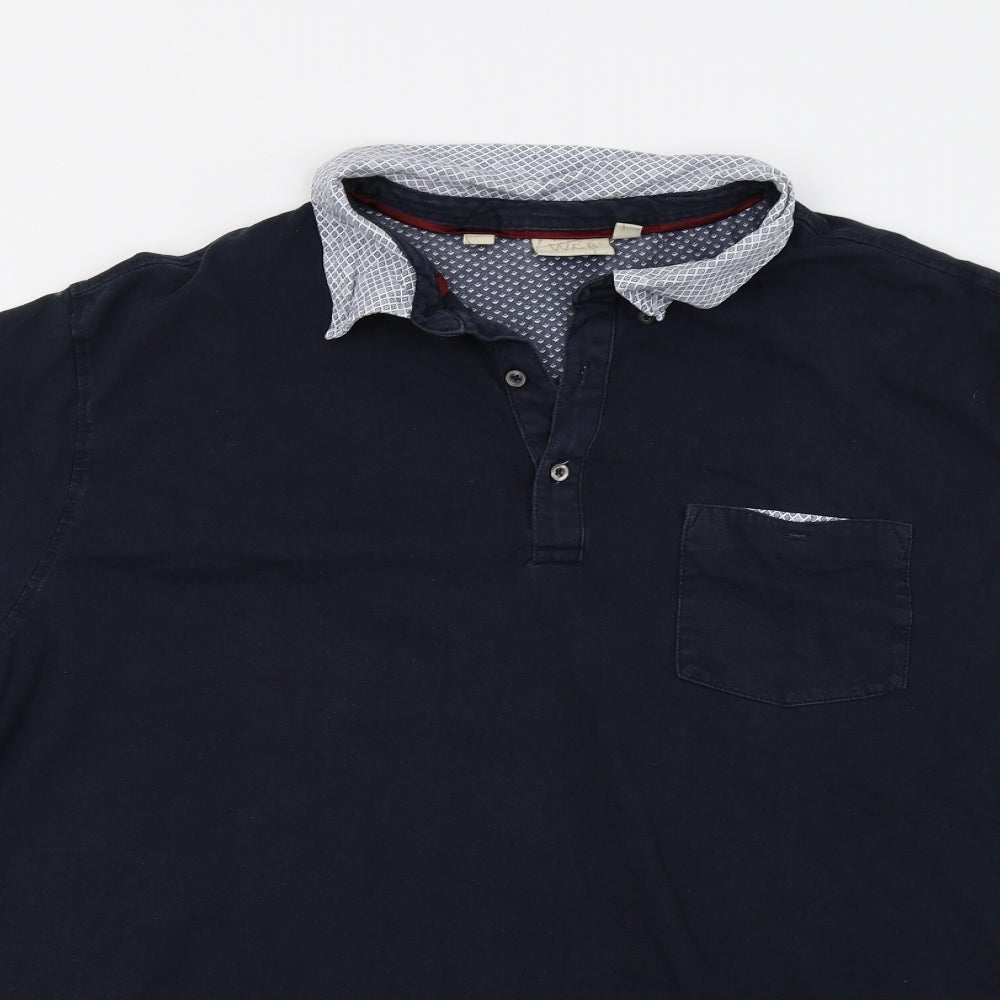 W&B Mens Blue    Polo Size XL