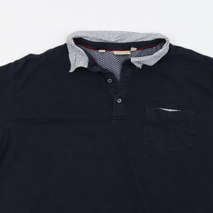 W&B Mens Blue    Polo Size XL
