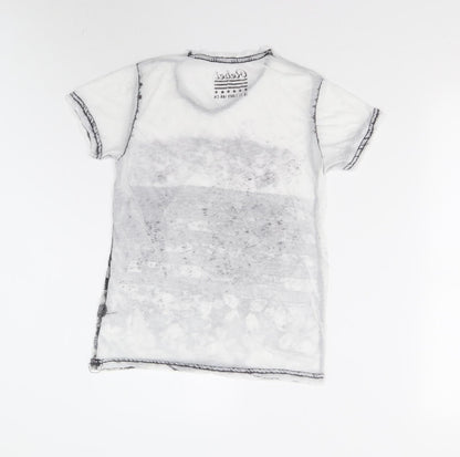Pimark Boys White   Basic T-Shirt Size 10-11 Years