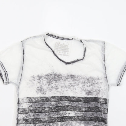 Pimark Boys White   Basic T-Shirt Size 10-11 Years