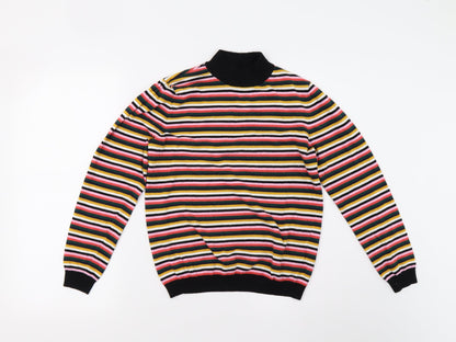 Womens UK Size 14 Papaya Multicoloured Pullover Jumper