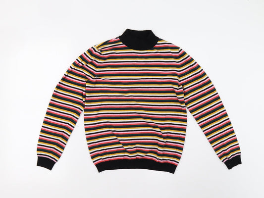 Womens UK Size 14 Papaya Multicoloured Pullover Jumper
