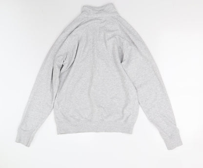 Fruit of the Loom Womens Grey   Henley Sweatshirt Size S