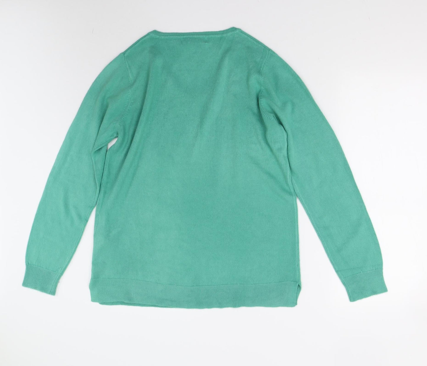 Womens UK Size 12 Julipa Green Pullover Jumper
