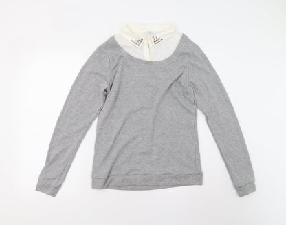Womens UK Size 14 New Look Grey Pullover Jumper
