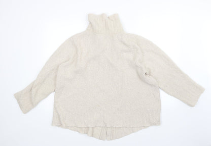 Pure dash Womens Beige   Cardigan Jumper Size 20