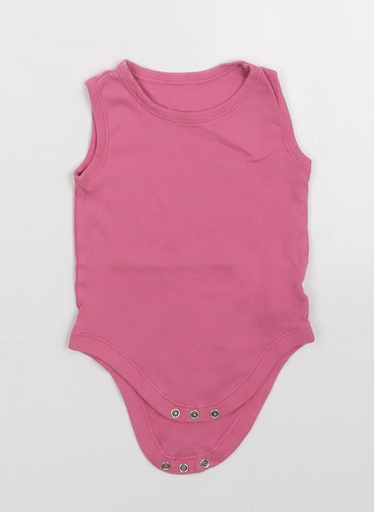 Matalan Girls Pink   Unitard One-Piece Size 9-12 Months