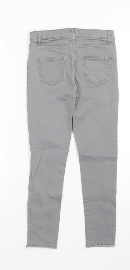 denim Co Girls Grey   Skinny Jeans Size 8-9 Years
