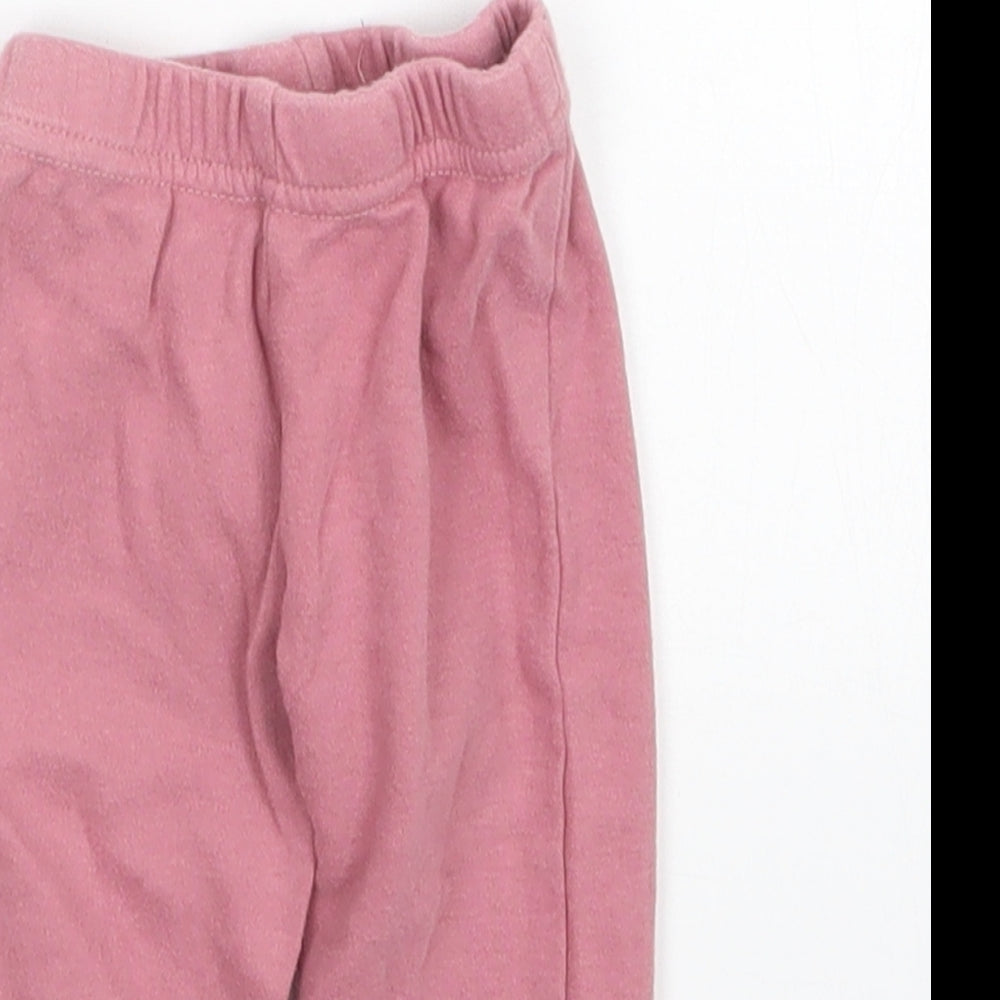 chick pea Girls Pink   Sweatpants Trousers Size 3-6 Months