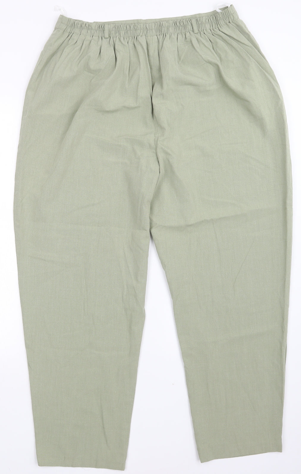 Womens UK Size 22 Design essentials Regular Fit  Green Trousers