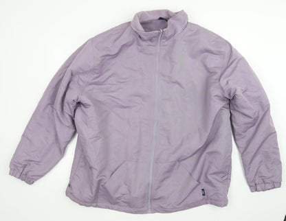 Womens UK Size  Cotton Traders Purple Rain Coat
