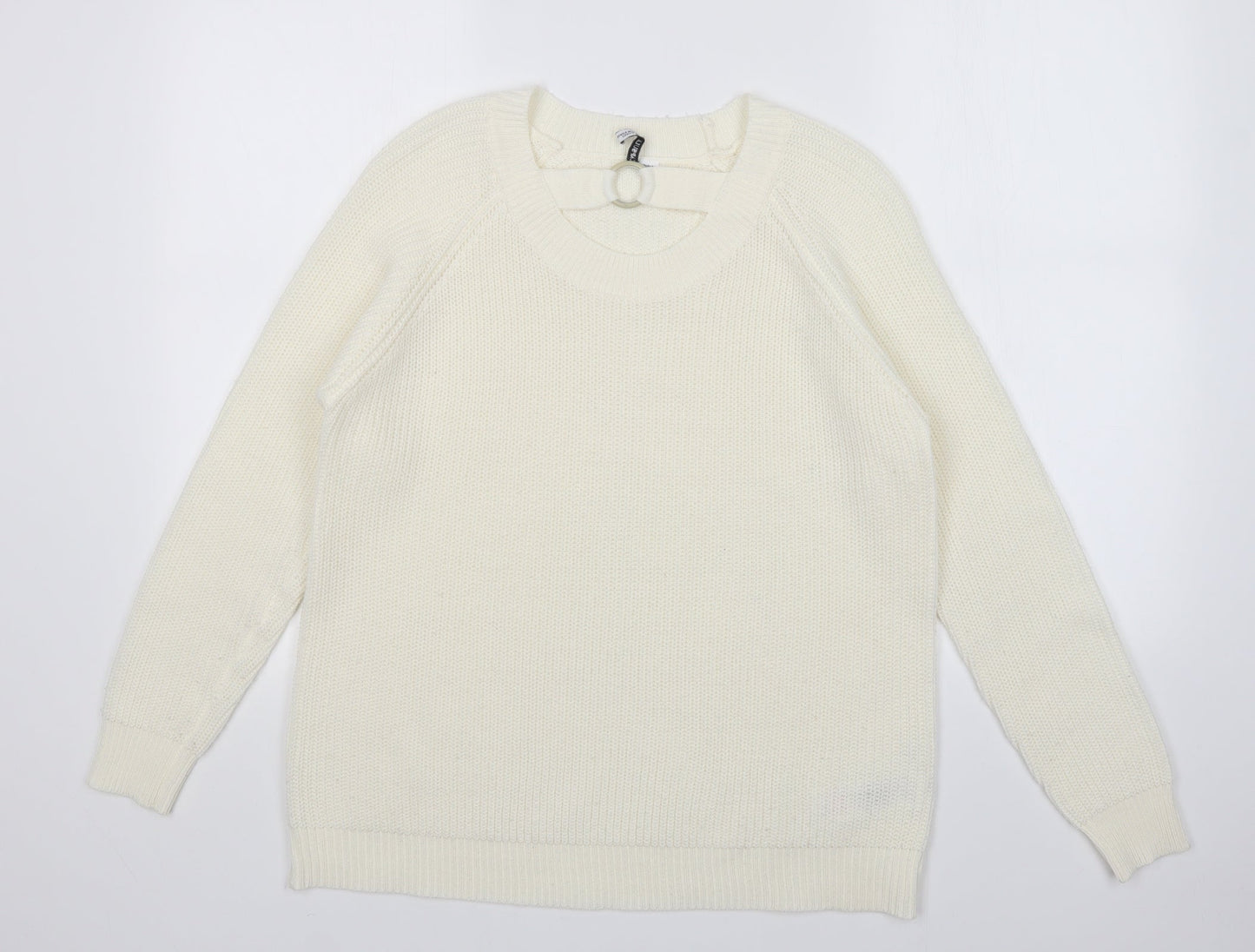 Capsule Womens Beige   Pullover Jumper Size S