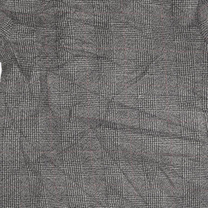 Primark Womens Grey Plaid  Jacket Blazer Size 8