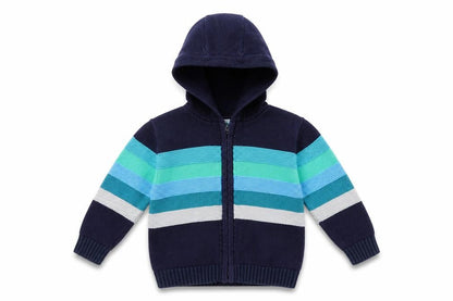 Tu Baby Blue Striped  Jacket  Size 12-18 Months