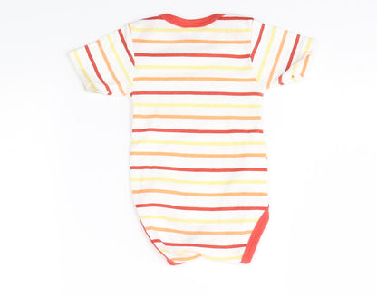 baby club Baby White Striped  Babygrow One-Piece Size 3-6 Months