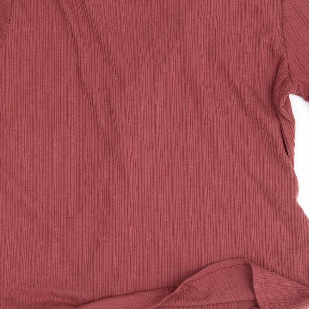 Womens UK Size L Primark Red Cardigan Jumper
