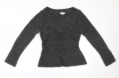 Womens UK Size 12 New Look Grey Pullover Jumper