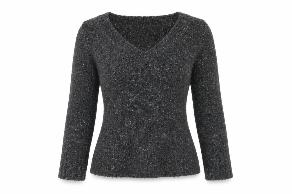 Womens UK Size 12 New Look Grey Pullover Jumper