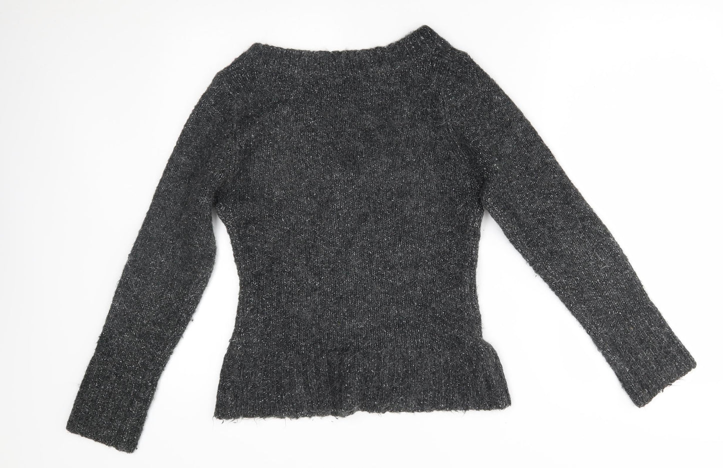 Womens UK Size 12 New Look Grey Pullover Jumper