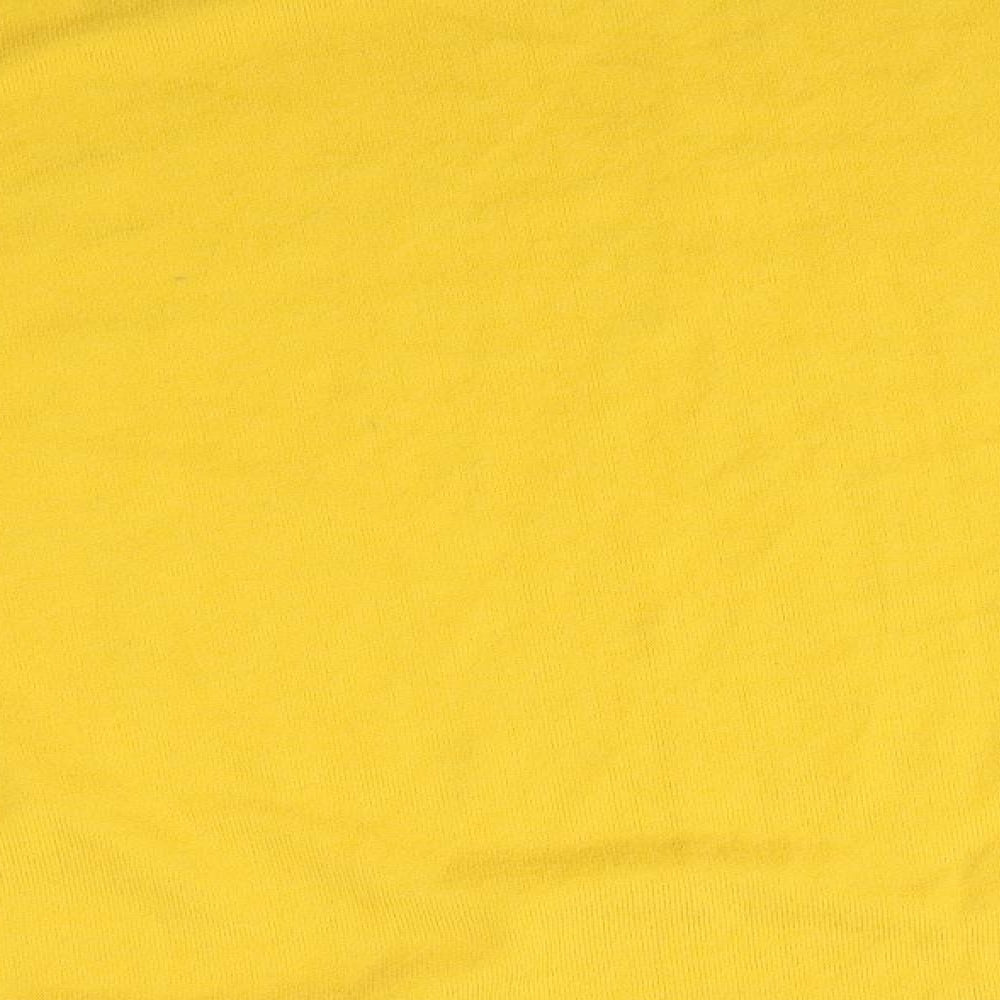 Womens UK Size L New Look Yellow Pullover Jumper
