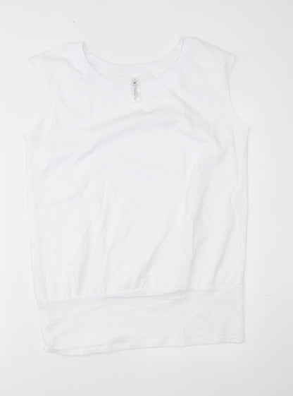 B&C Womens White   Basic Tank Size M