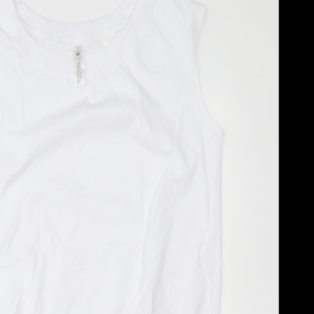 B&C Womens White   Basic Tank Size M
