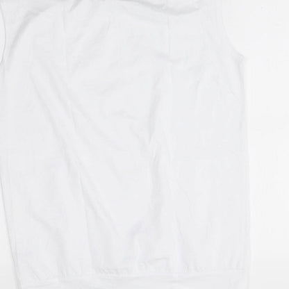 B&C Womens White   Basic Tank Size M