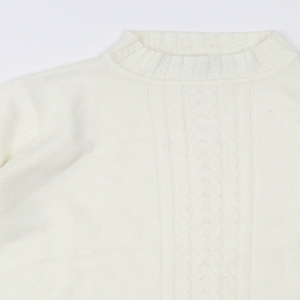 EWM Womens White   Pullover Jumper Size M