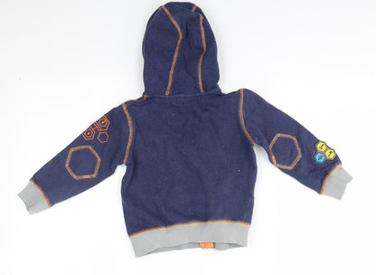 disney store Boys Blue   Full Zip Hoodie Size 3 Years