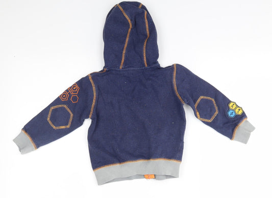disney store Boys Blue   Full Zip Hoodie Size 3 Years