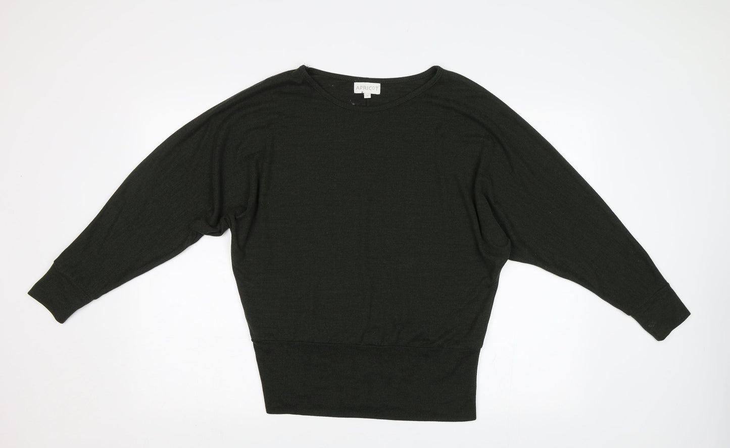 Womens UK Size S Apricot Green Pullover Jumper
