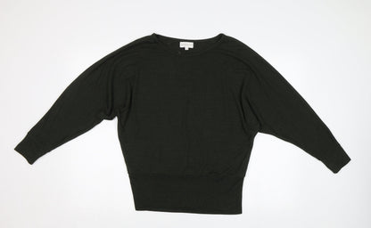 Womens UK Size S Apricot Green Pullover Jumper