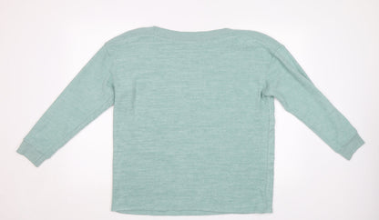 Papaya Womens Green   Pullover Jumper Size L