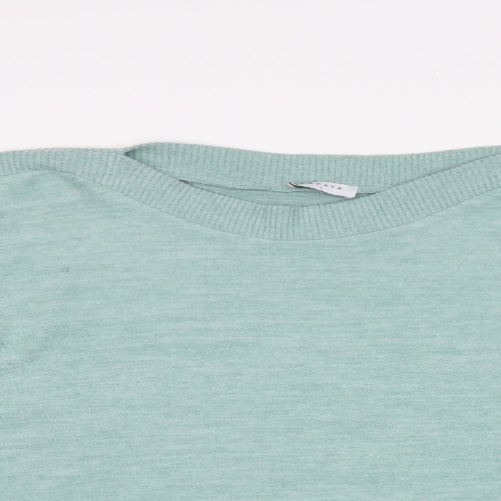 Papaya Womens Green   Pullover Jumper Size L