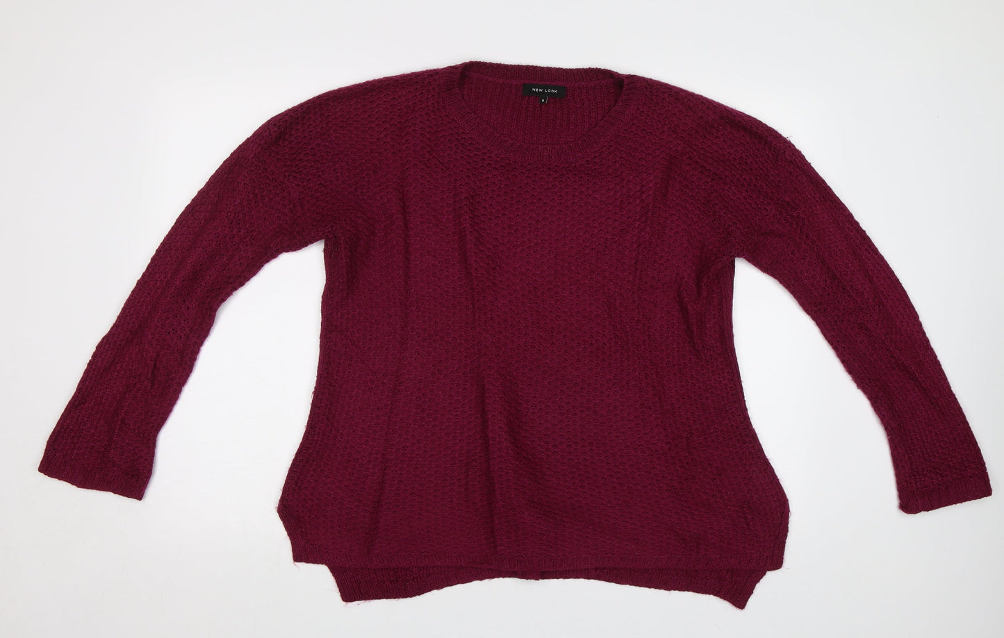 Womens UK Size 8 New Look Purple Pullover Jumper