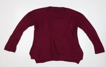 Womens UK Size 8 New Look Purple Pullover Jumper