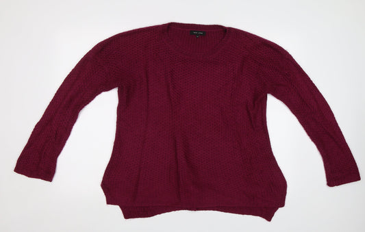 Womens UK Size 8 New Look Purple Pullover Jumper