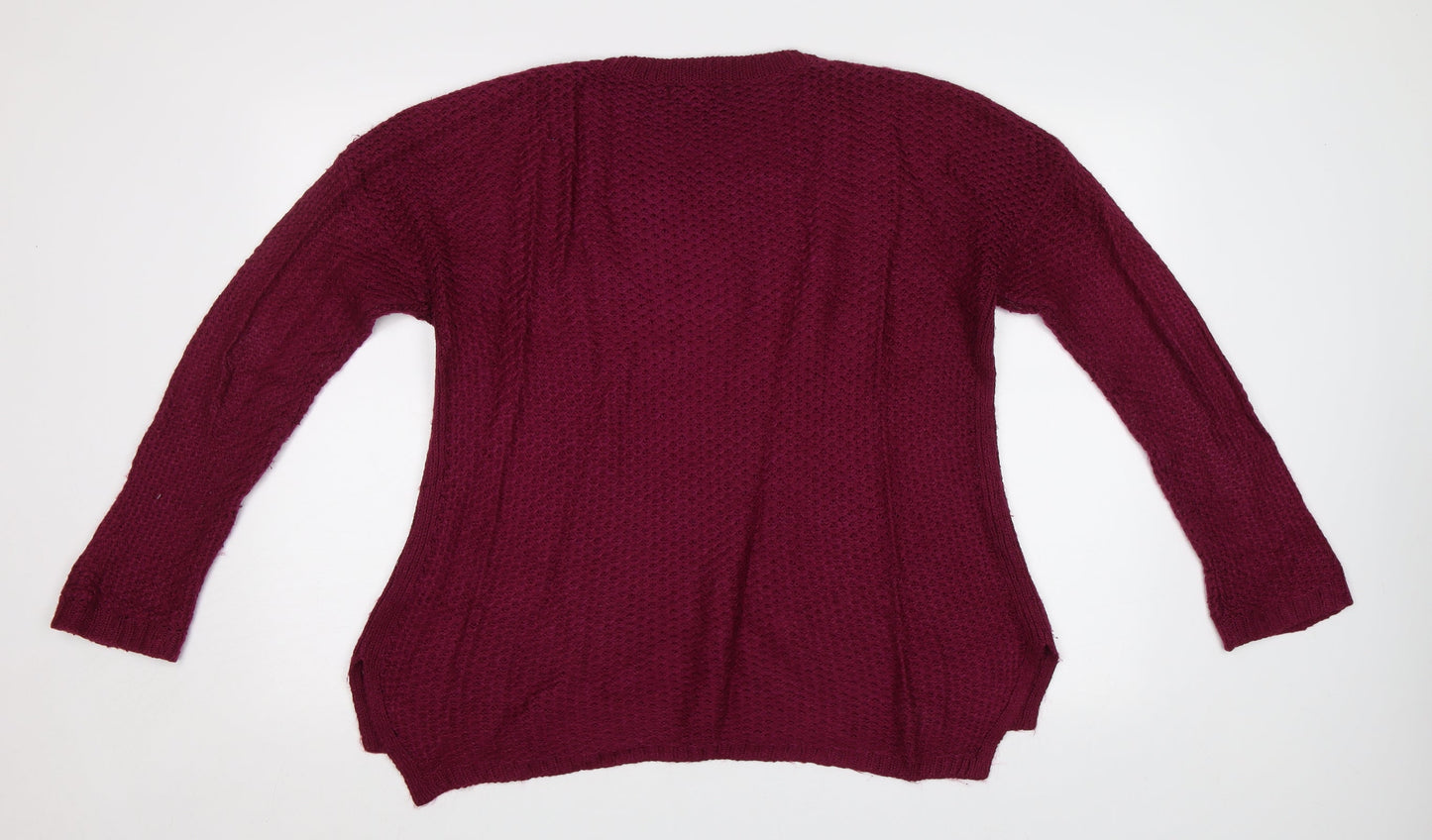 Womens UK Size 8 New Look Purple Pullover Jumper