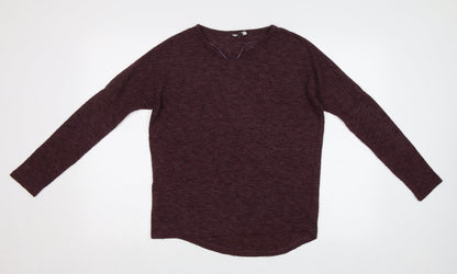 Womens UK Size S Cubus Purple Pullover Jumper
