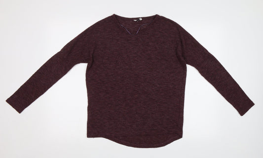 Womens UK Size S Cubus Purple Pullover Jumper