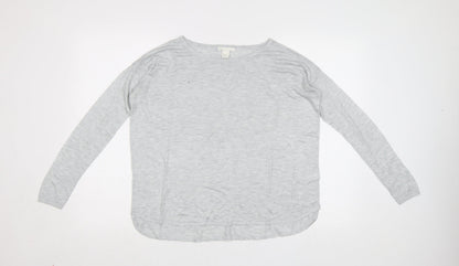 Womens UK Size S H&M Grey Pullover Jumper