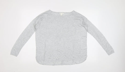 Womens UK Size S H&M Grey Pullover Jumper