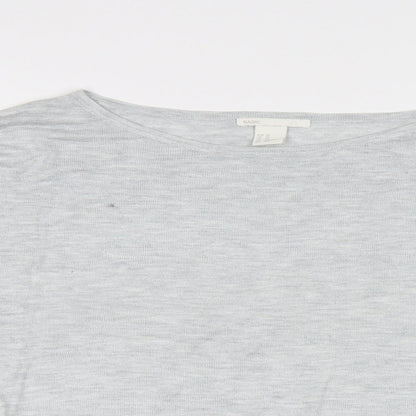 Womens UK Size S H&M Grey Pullover Jumper