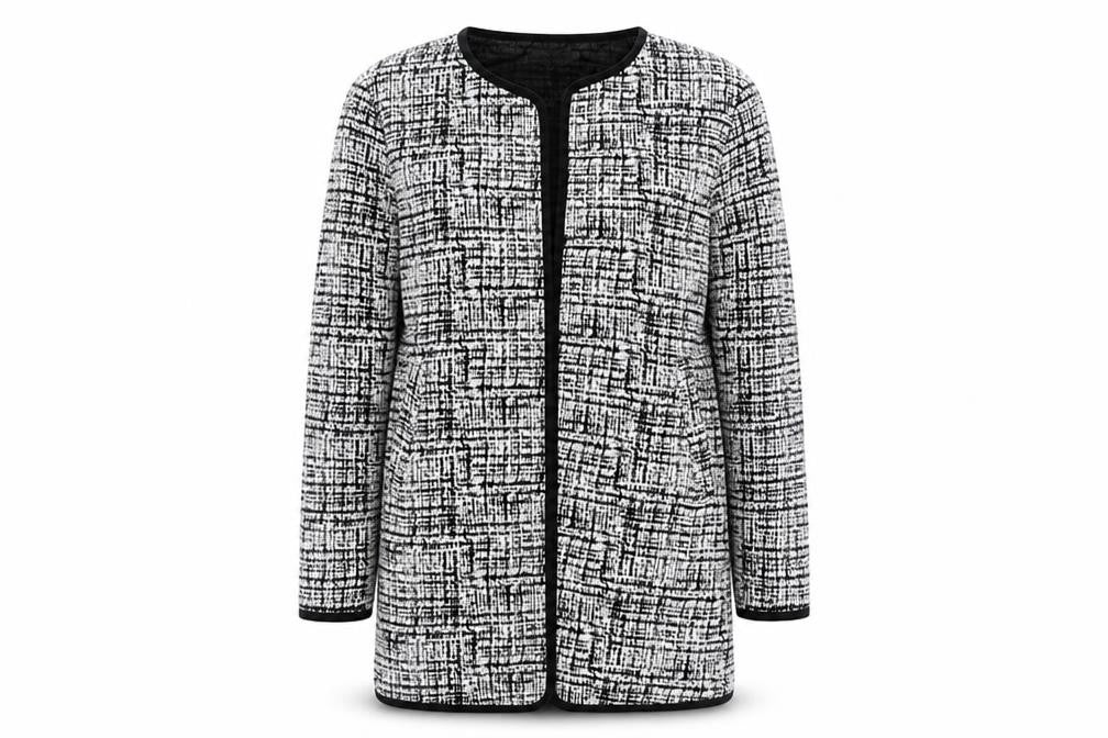 Womens UK Size M In the Style Black Overcoat
