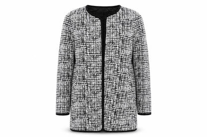 Womens UK Size M In the Style Black Overcoat