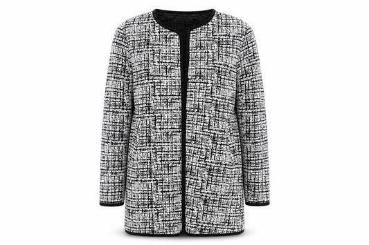 Womens UK Size M In the Style Black Overcoat