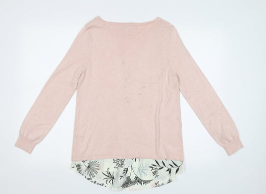Debenhams Womens Pink   Pullover Jumper Size 10