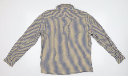 Mens UK Size XL NEXT Yellow  Button-Up Long Sleeve Casual Shirt