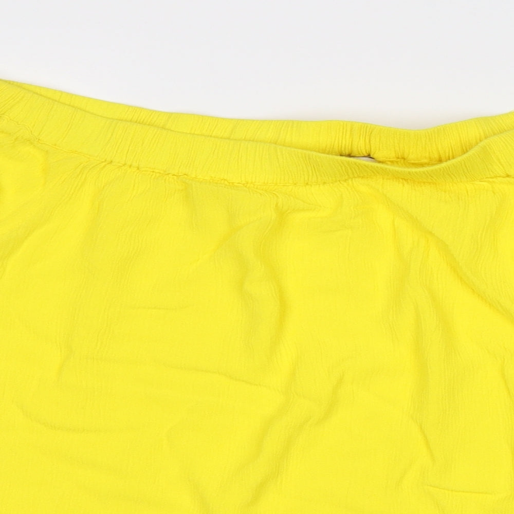 F&F Womens Yellow   Basic Blouse Size 10